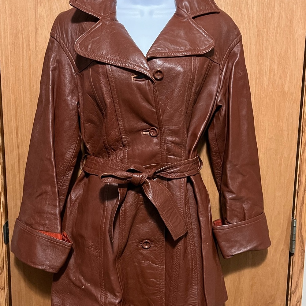 Brown Leather Women's Jacket